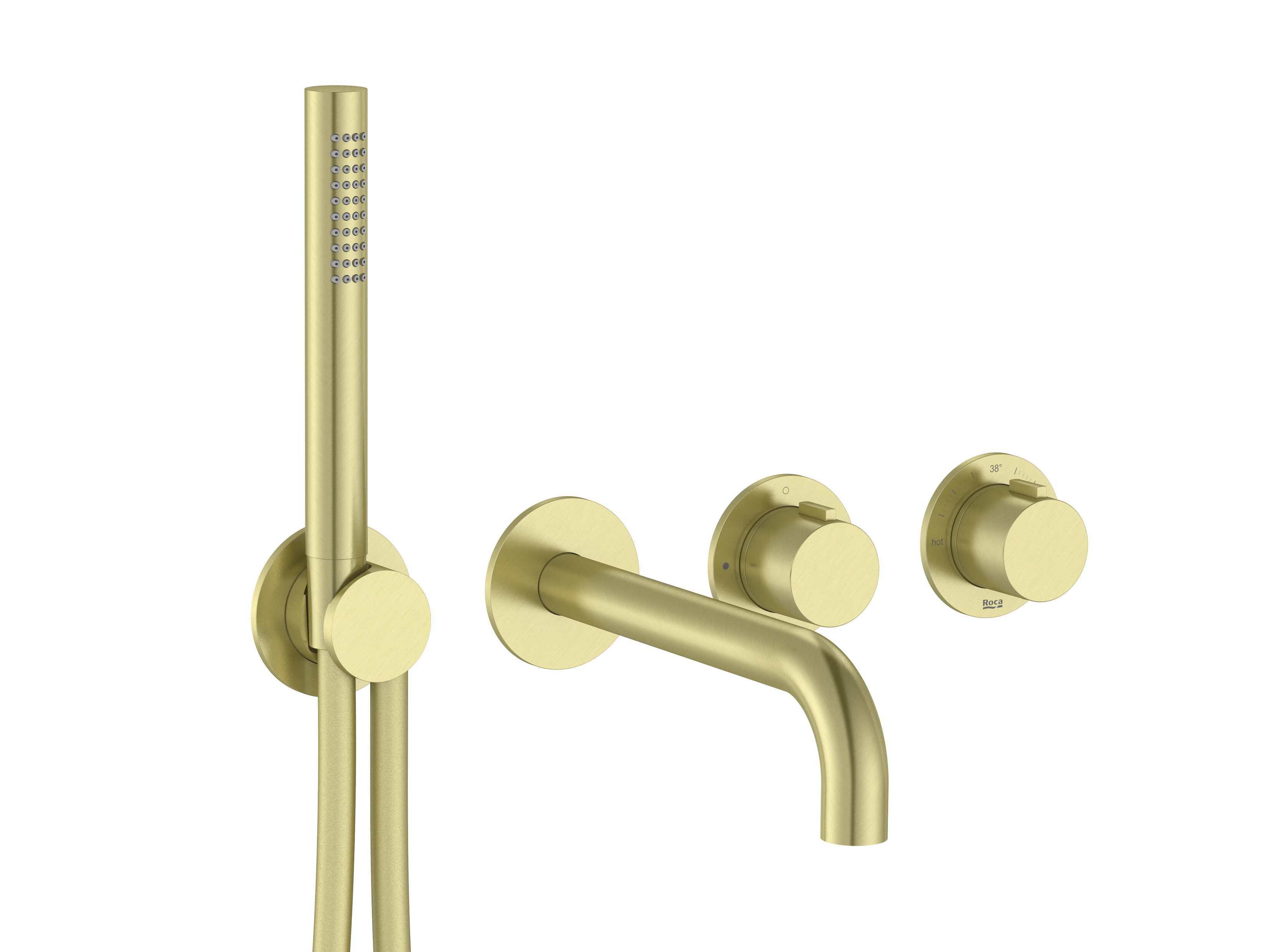 Смеситель для ванны из латуни с ручным душем Roca T_Multi ARCH-00114516