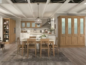 Febal Casa Модульная кухня с ручками с полуостровом