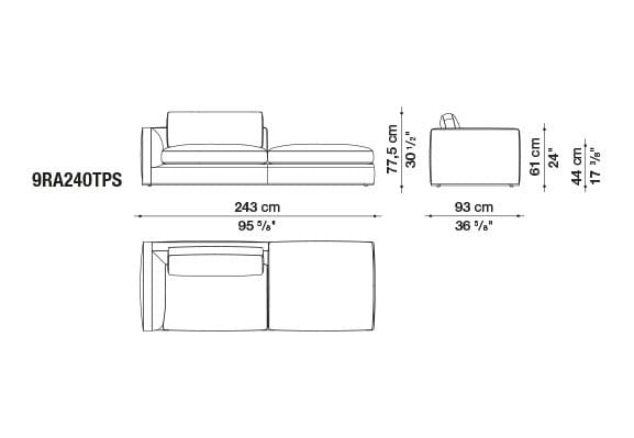 Ткань диван B&B Italia Ричард ARCH-00082196 - Вид №30