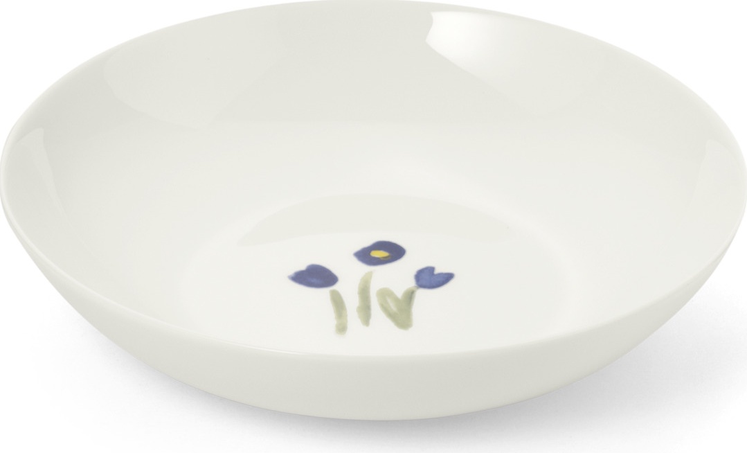 10639830 Dibbern Тарелка суповая Dibbern "Впечатление.Дельфиниум" 19см Фарфор 