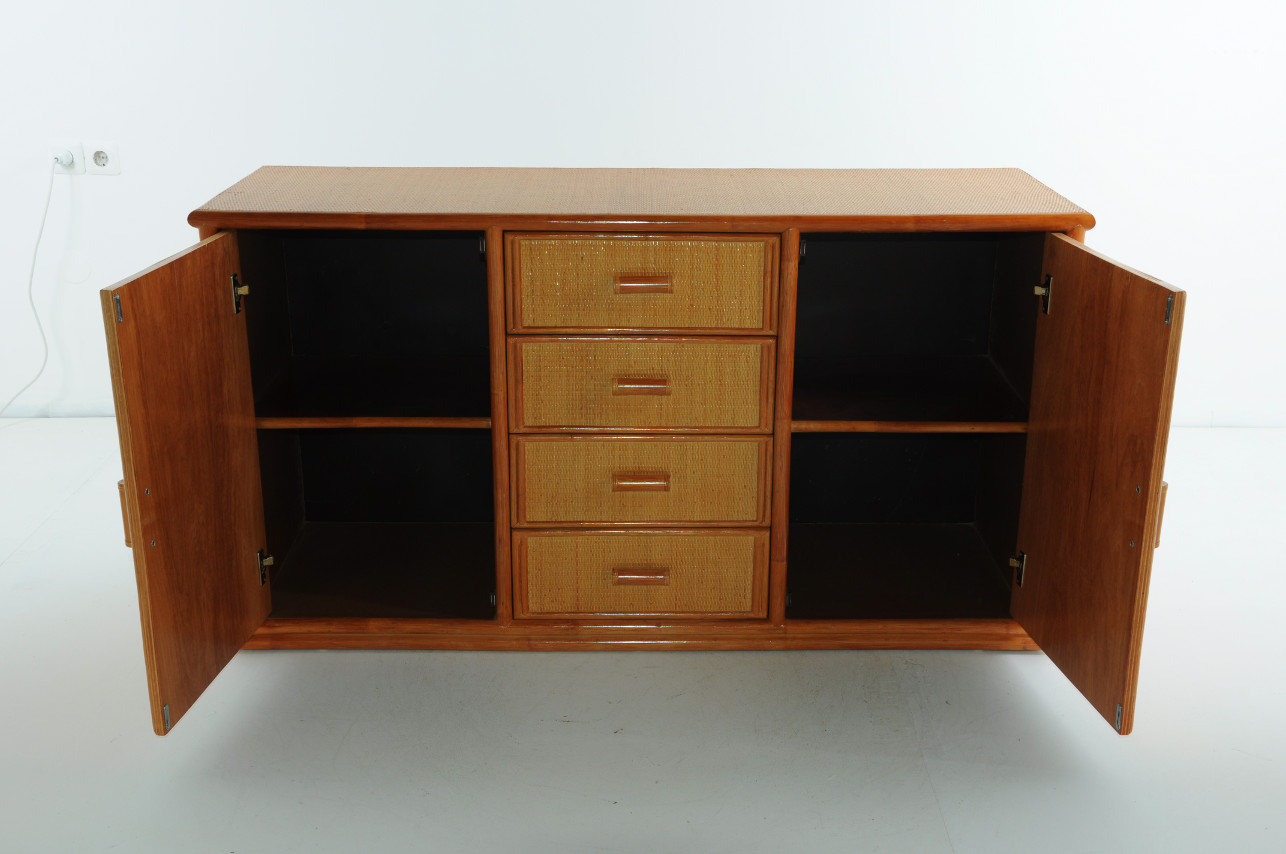 Комод из ротанга коричневый "Коньяк" 08/32 VINOTTI  00-3885292 Коричневый  - Вид №1