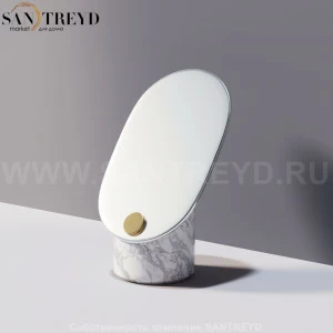 Agape CONSTELLATION Вертикальное зеркало с подставкой из белого мрамора ACOM0300MC