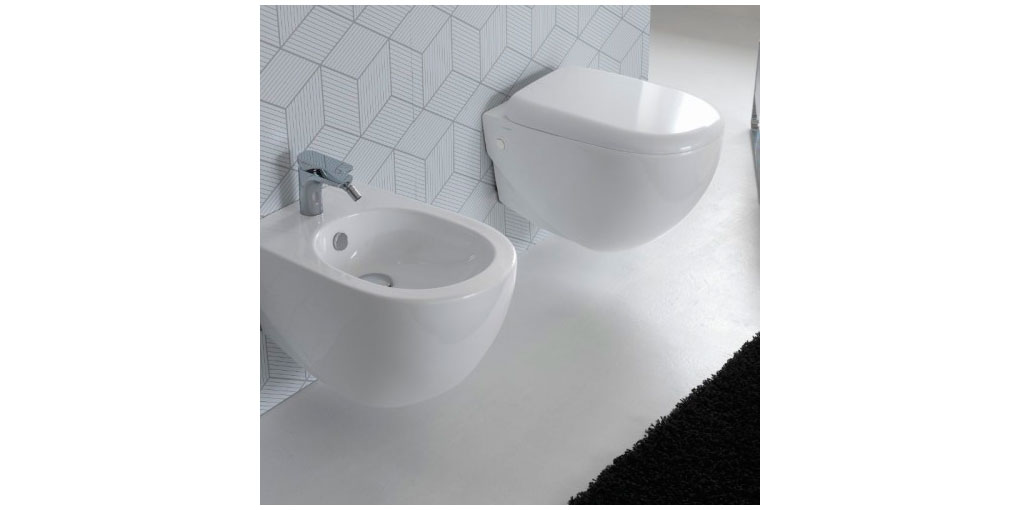 ABW10 Подвесной унитаз настенный Белый Ceramica Hidra ABC Италия - Вид №2