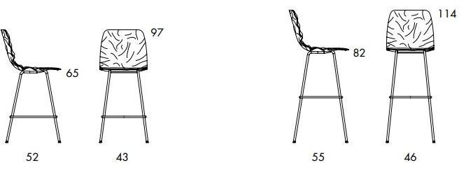 Blå Station Стул из фанерованной древесины с подставкой для ног Dent Bla Station sun-id-1432081 - Вид №3