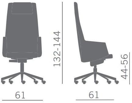 Kastel Стул для руководителя с высокой спинкой Kamelia sun-id-1404146 - Вид №4