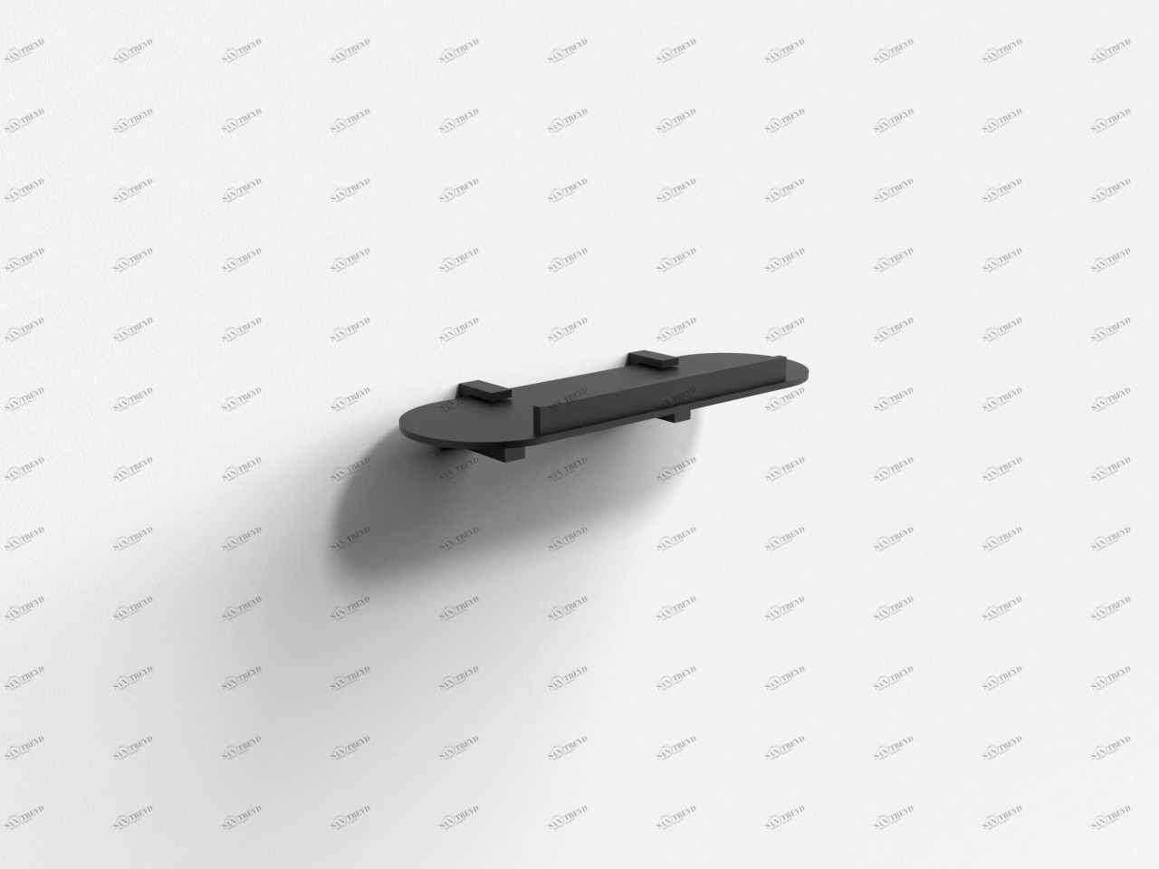 SLAB Полка металлическая черная матовая 30СМ IBB1974 SL30.04.02.NEO 