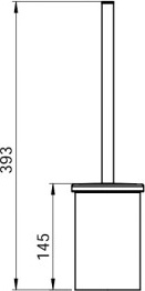 28025E-BP Ерш ACCESSORIES подвесной цвет черный матовый LANGBERGER Accessories, BLACK EDITION - Вид №2