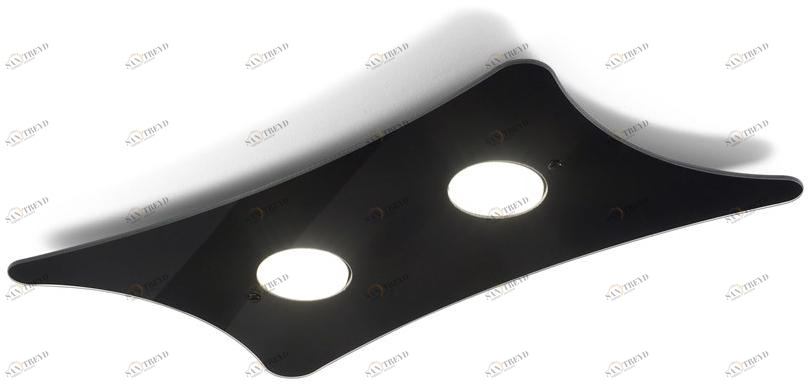 Metal Lux Стеклянный светодиодный потолочный светильник Manta sun-id-1424392
