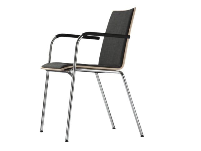 Мягкий штабелируемый стул с подлокотниками THONET S 160 ARCH-00029440