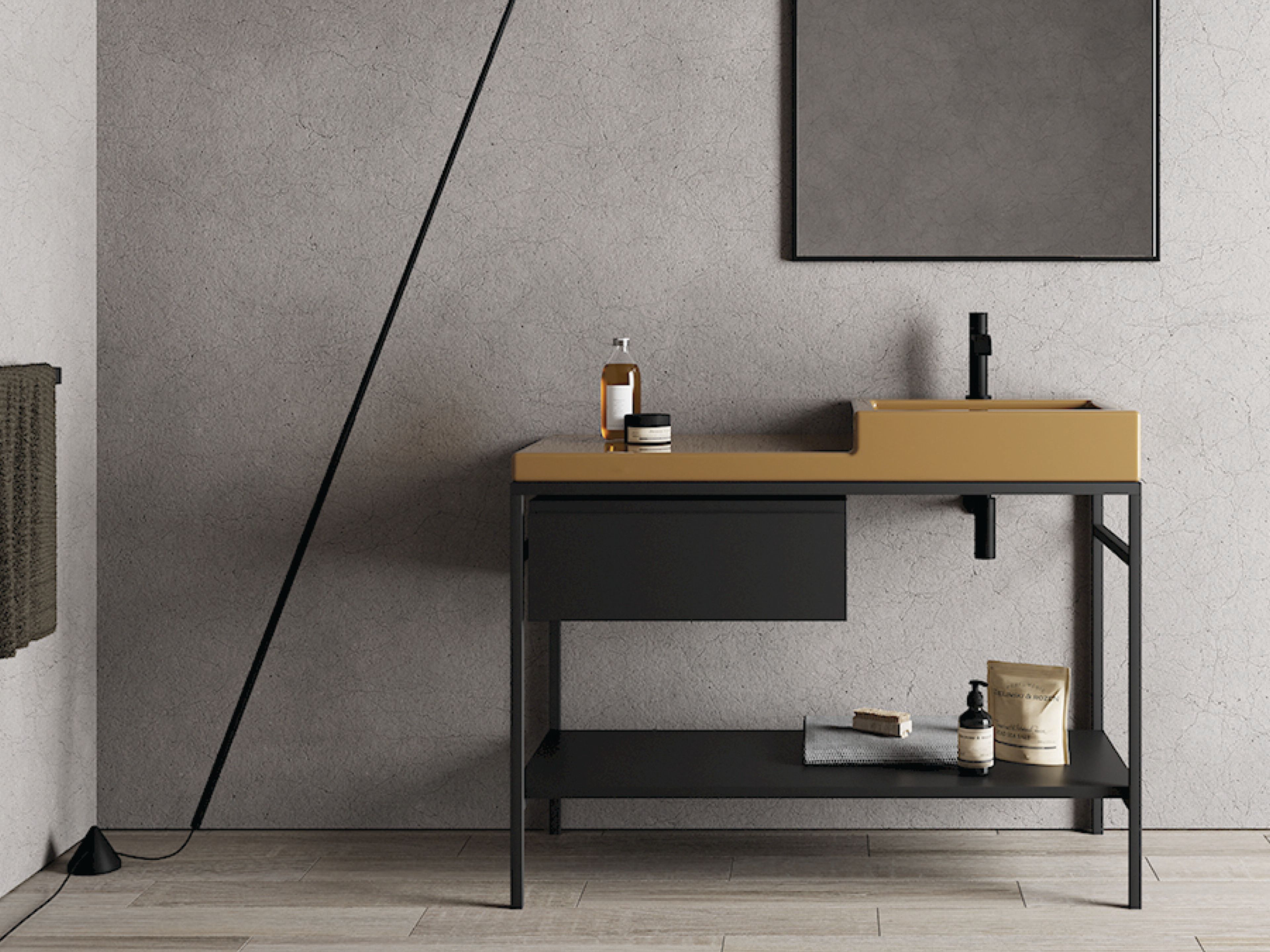 Напольный умывальник с ящиками Nic простой ARCH-00066548