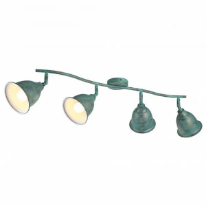 Спот потолочный голубой с 4 плафонами Arte Lamp Campana A9557PL-4BG ARTE LAMP CAMPANA BG 00-3924222 Голубой