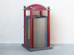 Корзина для мусора из нержавеющей стали