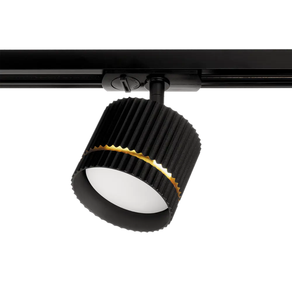 Трековый спот Wolta — черный акцентный светильник для интерьера 89436505 STLM-1579297