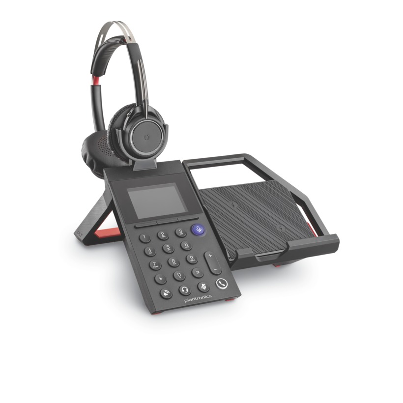 212952-419 Poly elara 60 ws for voyager focus w/ voyager focus headset, row Plantronics Santreyd  - Вид №1