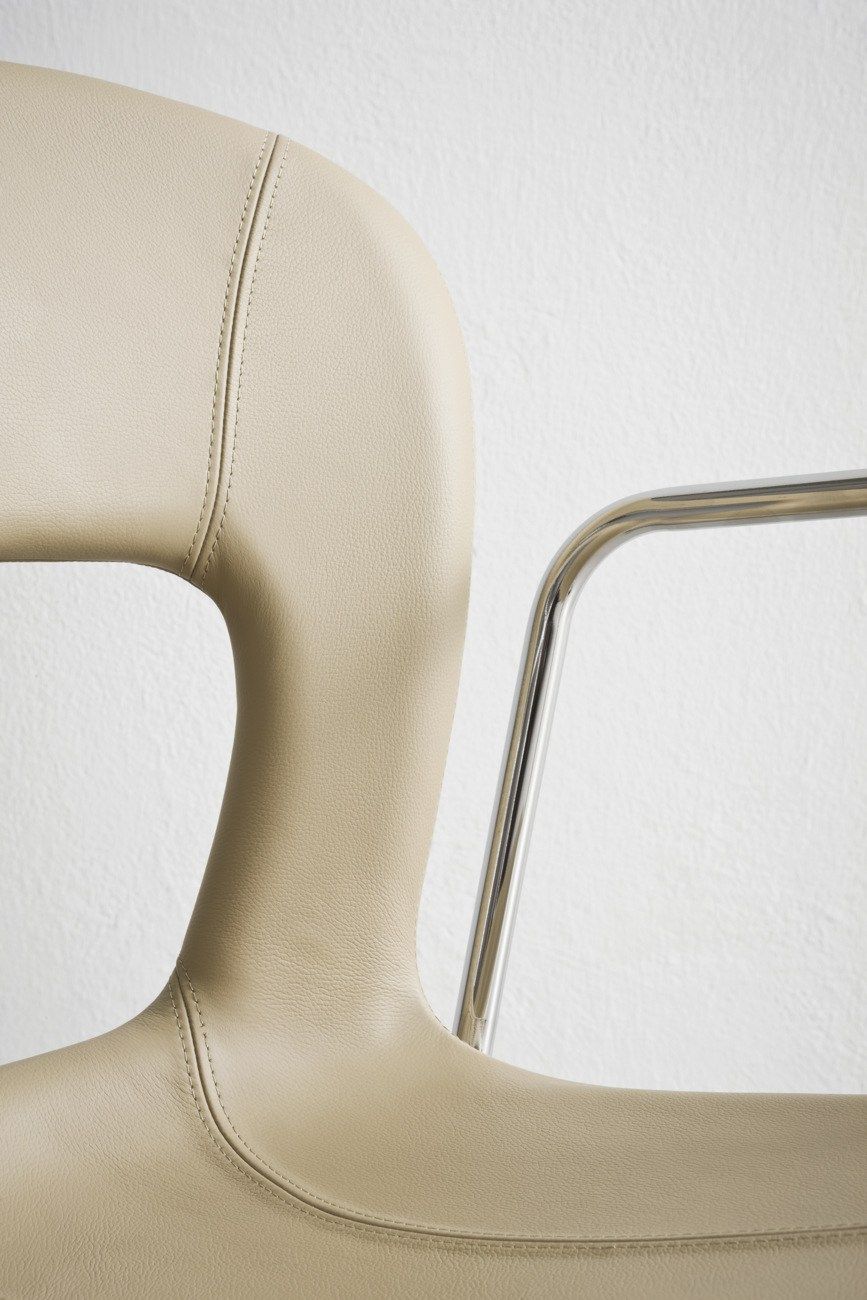 Мягкий стул с подлокотниками GABER ARCH-00075715 - Вид №5