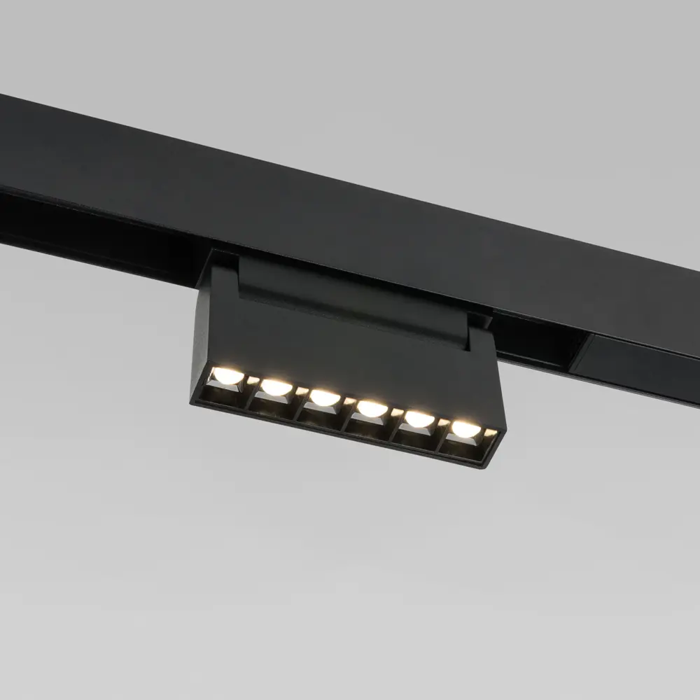 Трековый светильник Elektrostandard Slim Magnetic магнитный 6 Вт 4200K 3 м² цвет черный 85069830 STLM-2142261  - Вид №1
