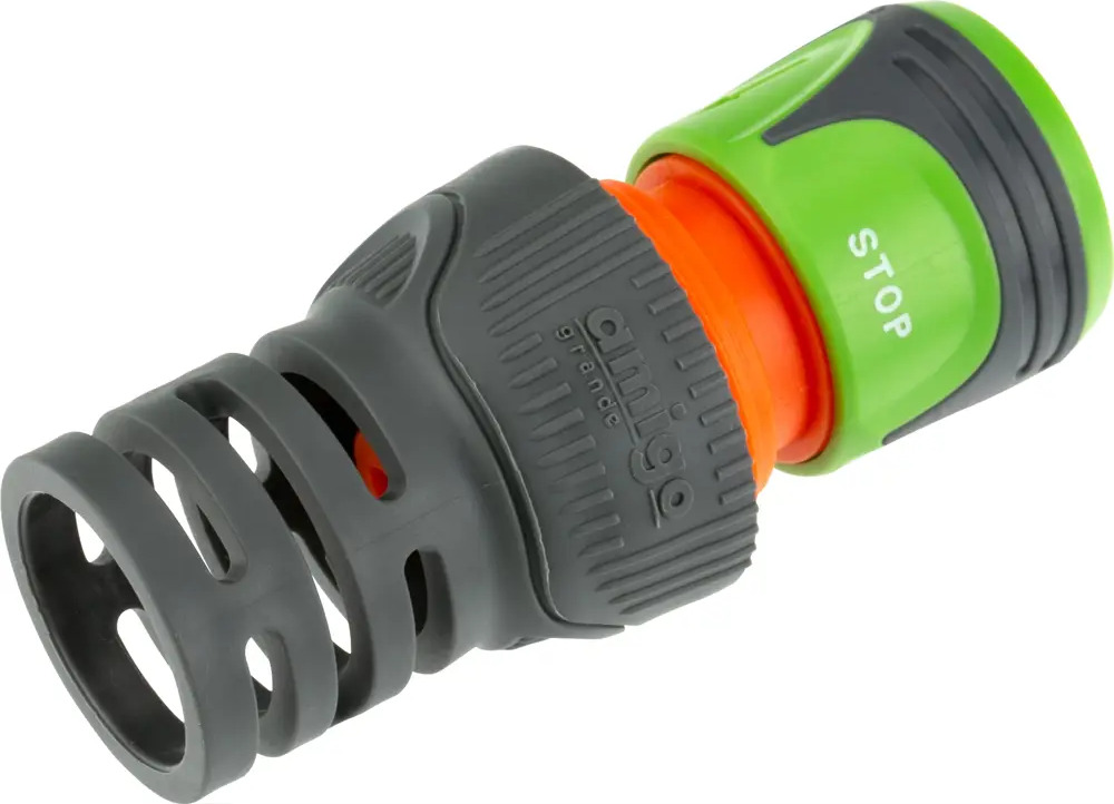 Коннектор Amigo с аквастопом для систем полива 3/4" 89347111