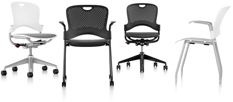 Herman Miller Поворотное офисное кресло из нейлона® с 5 спицами Caper sun-id-1500374 - Вид №7