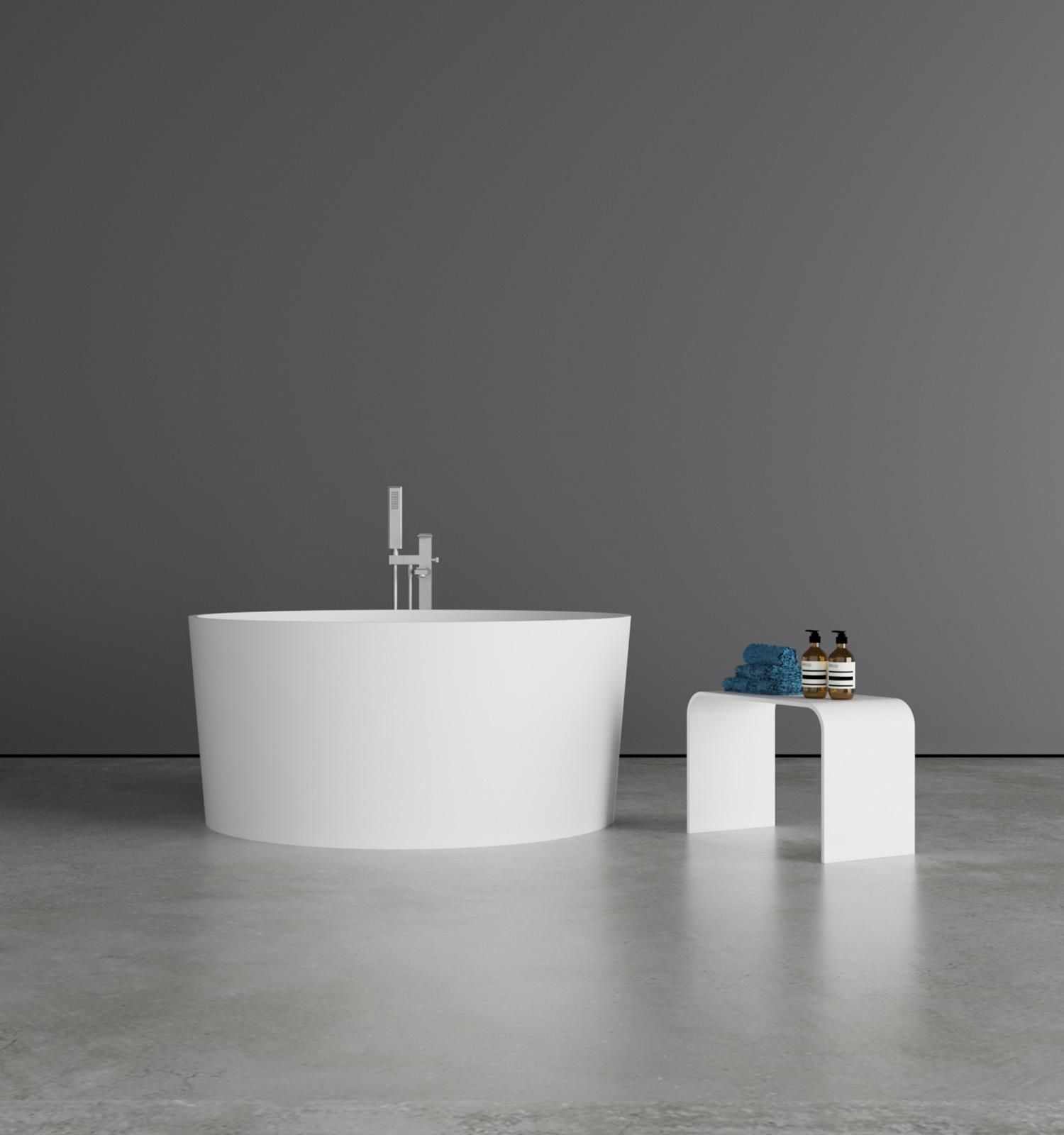 Круглая ванна в центре комнаты Corian® Acquapazza Corian ® elements ARCH-00016827 - Вид №1