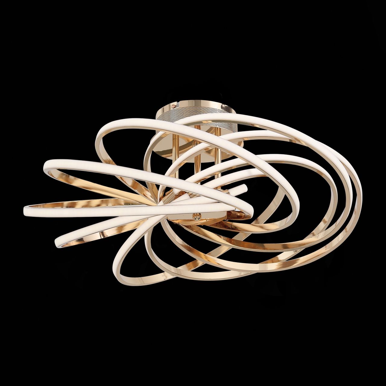 Потолочный светодиодный светильник ST Luce Ritorti SL958.202.08 ST LUCE ДИЗАЙНЕРСКИЕ, RITORTI 103279 Белый;золото  - Вид №2