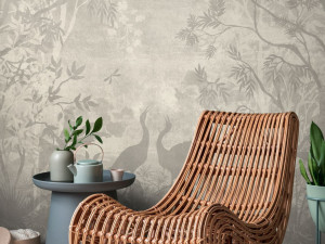 Цветочные узоры нетканые обои