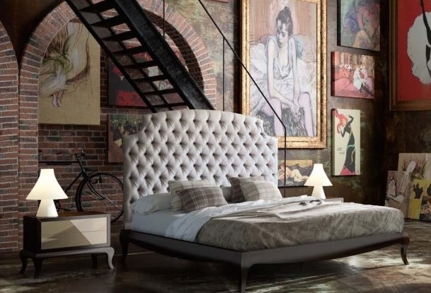 003860 Кровать Moonshine с основанием Eternity 172 x 154 см La Ebanisteria Nite-Nite 