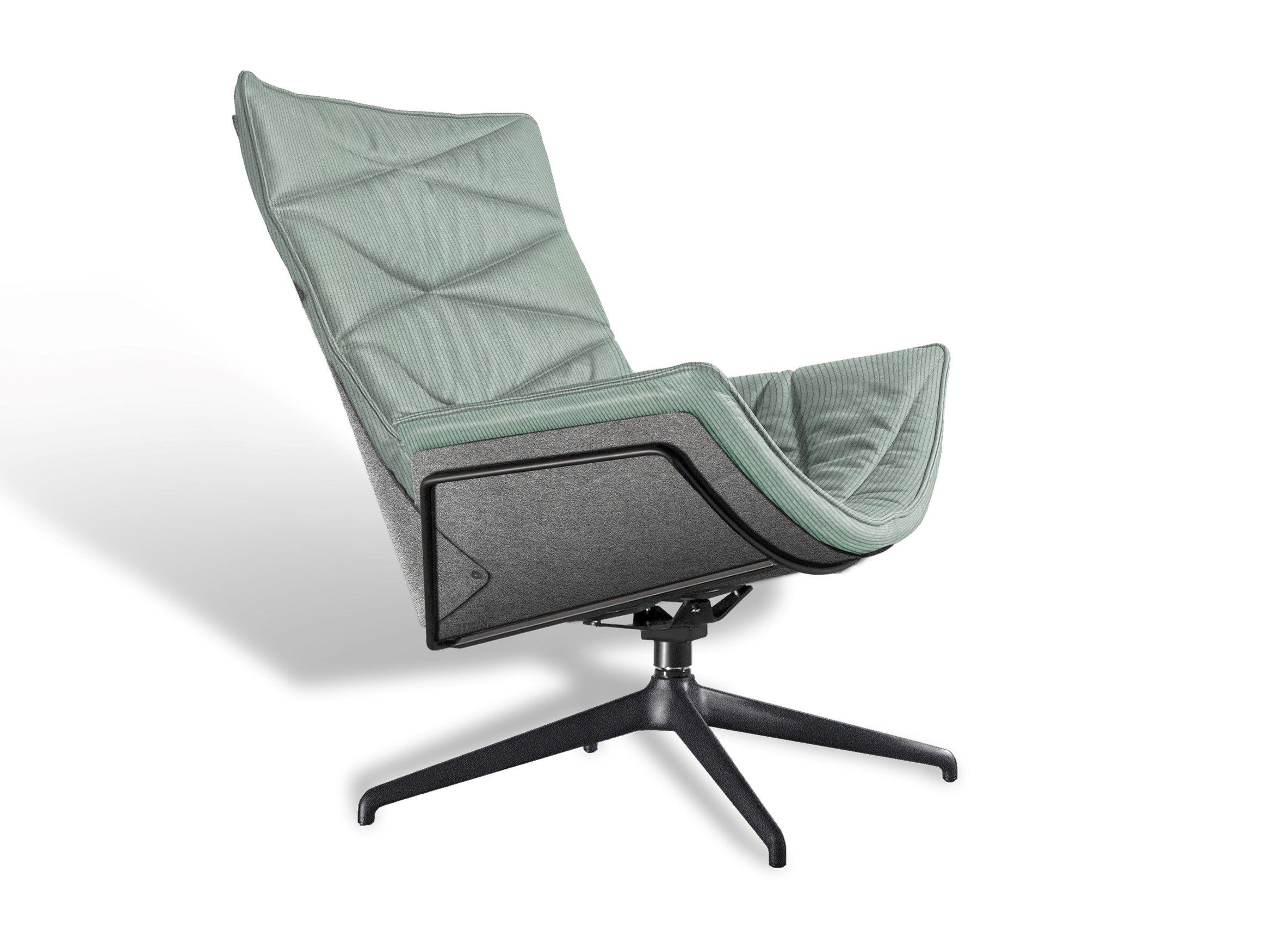 Спицевое вращающееся кресло с подлокотниками KFF Nest Pure ARCH-00101561 - Вид №2