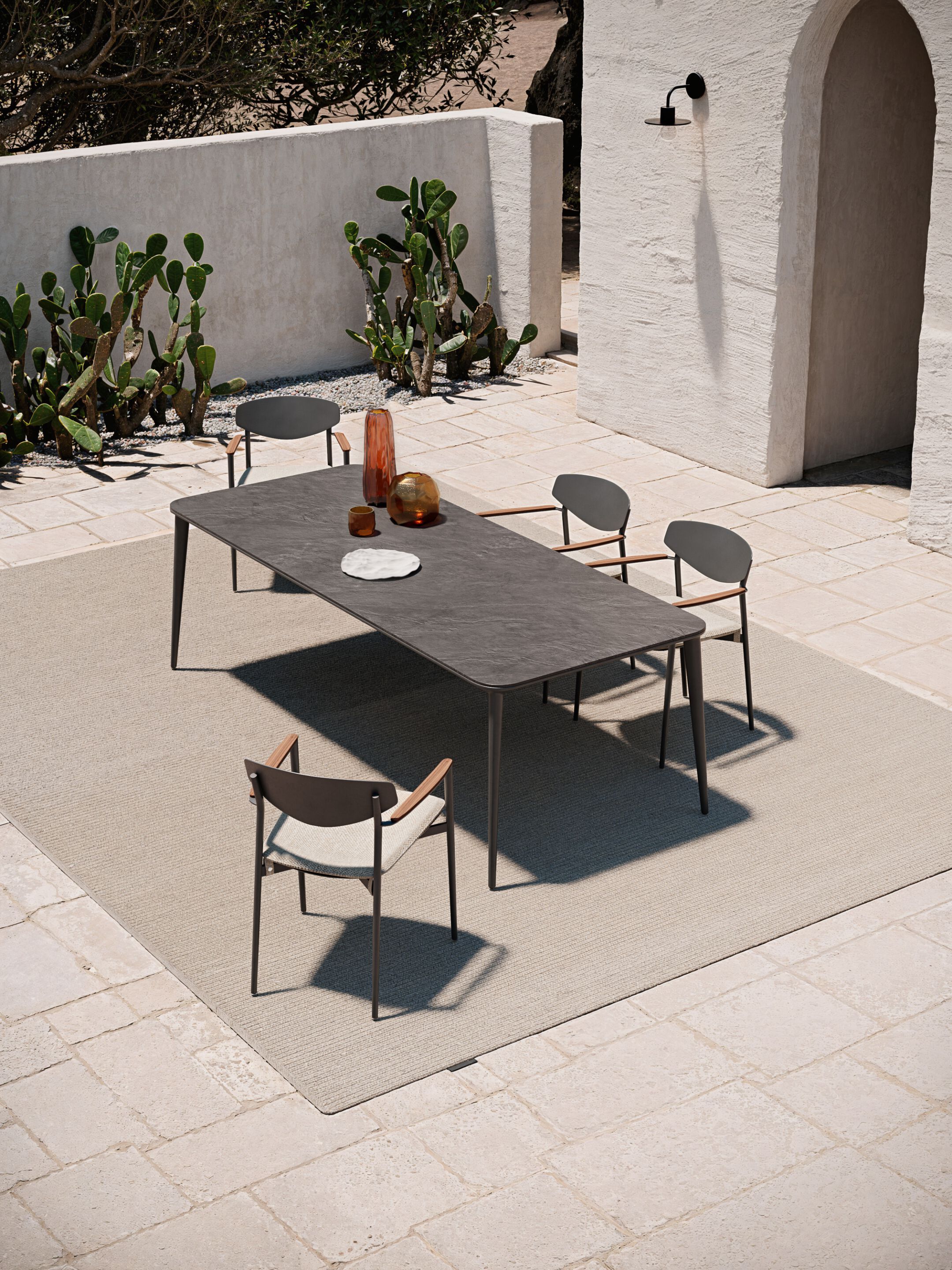 Прямоугольный садовый стол из керамогранита Atmosphera оригами ARCH-00126213 - Вид №2