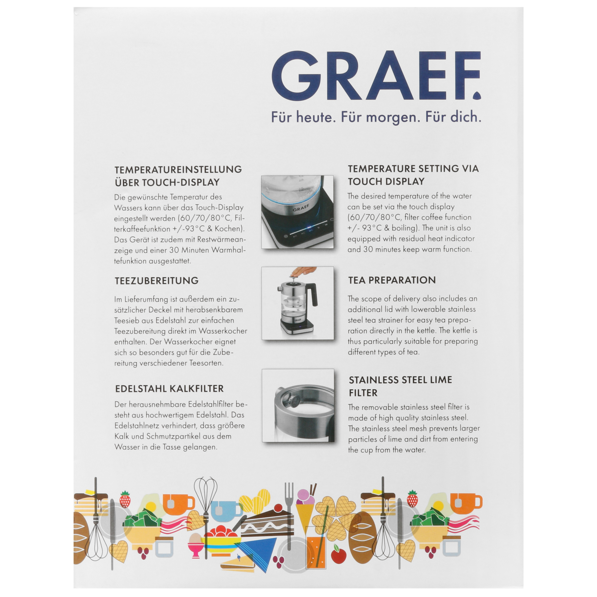 9045610 Электрочайник Graef WK 350 серебристый STDN-0127043 - Вид №6