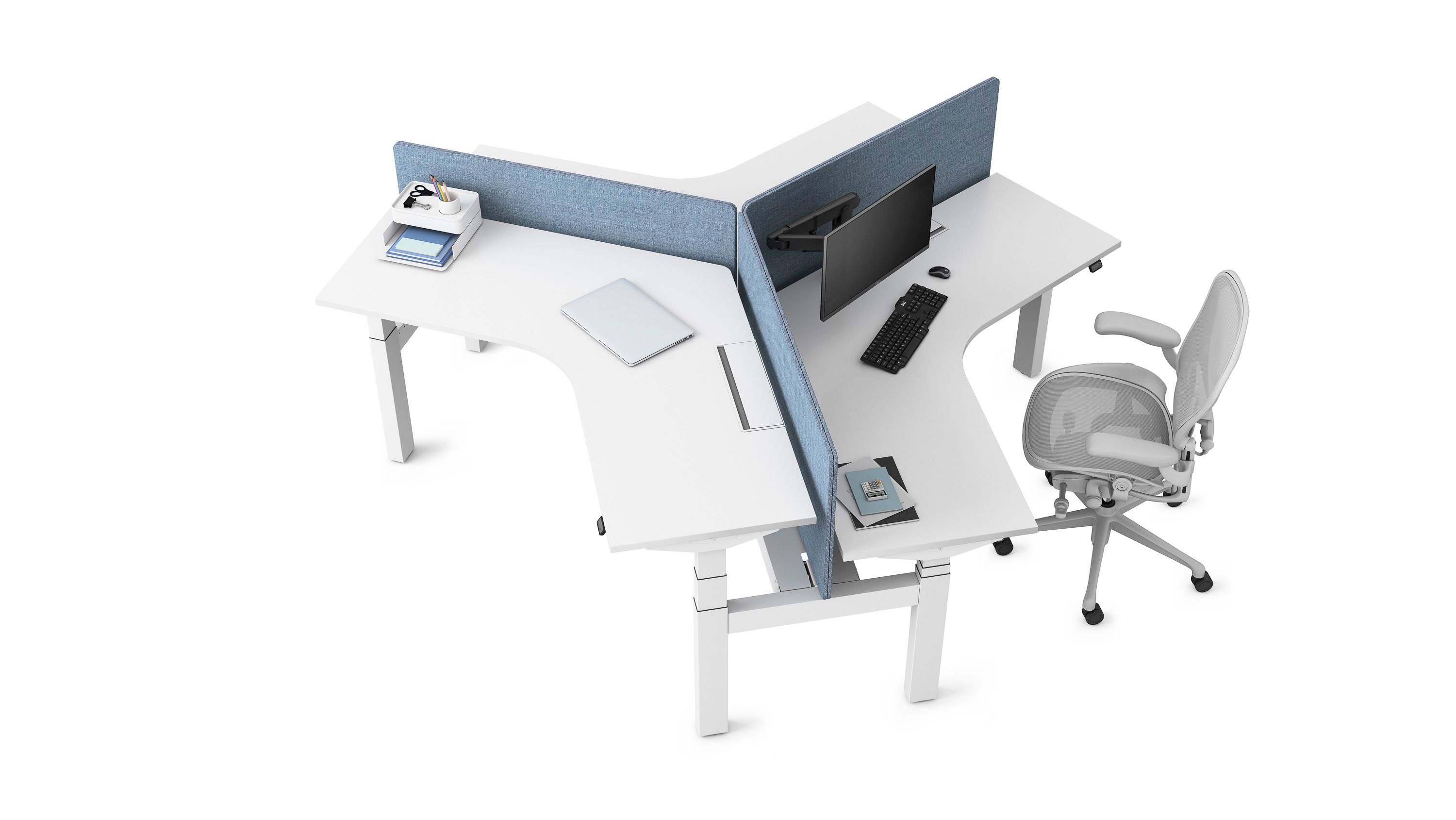 5-спицевое вращающееся офисное кресло с колесами Herman Miller Aeron ARCH-00152986 - Вид №46