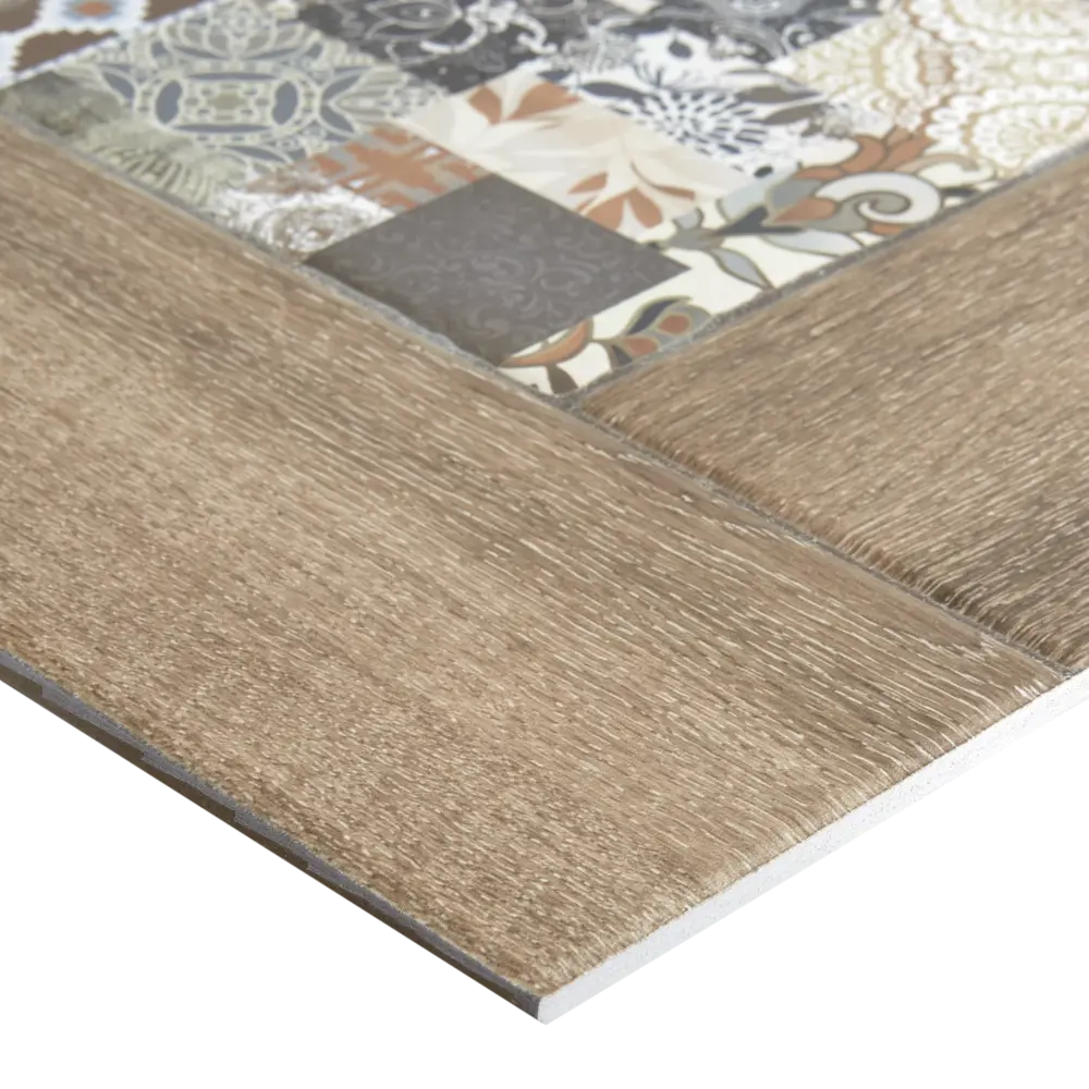 Плитка напольная «Ранчо» 41.8х41.8 см 1.92 м² цвет коричневый ALMA CERAMICA STLM-2001558 - Вид №1