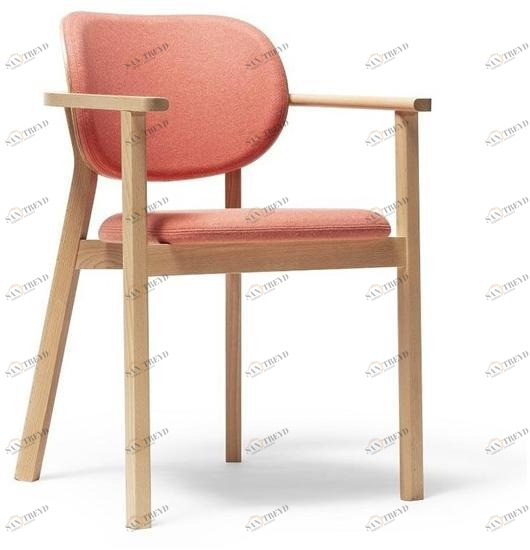 TON Стул из мягкой ткани штабелируемый с подлокотниками Santiago 02 sun-id-1425759