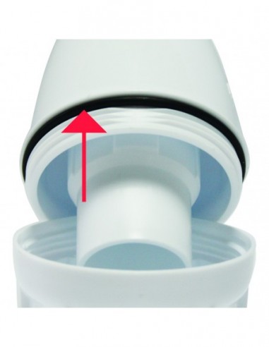 750700 001 00  Сифон для мойки Connectic, регулируемый, из двух материалов, Д. 40 мм, сертифицирован NF, пластик Valentin Белый  - Вид №6