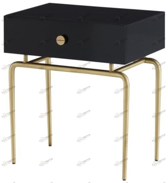 Ligne Roset Прямоугольная тумбочка из стали и дерева с ящиками Débourgeoisée 19980396