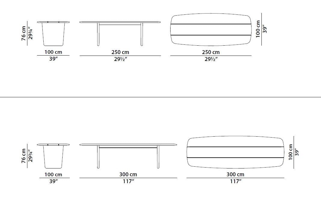 Прямоугольный стол Baxter Nairobi Outdoor ARCH-00063398 - Вид №3
