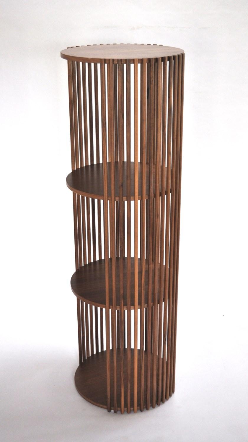 Medulum Открытый книжный шкаф из ореха Palafitte Pal.160  - Вид №3