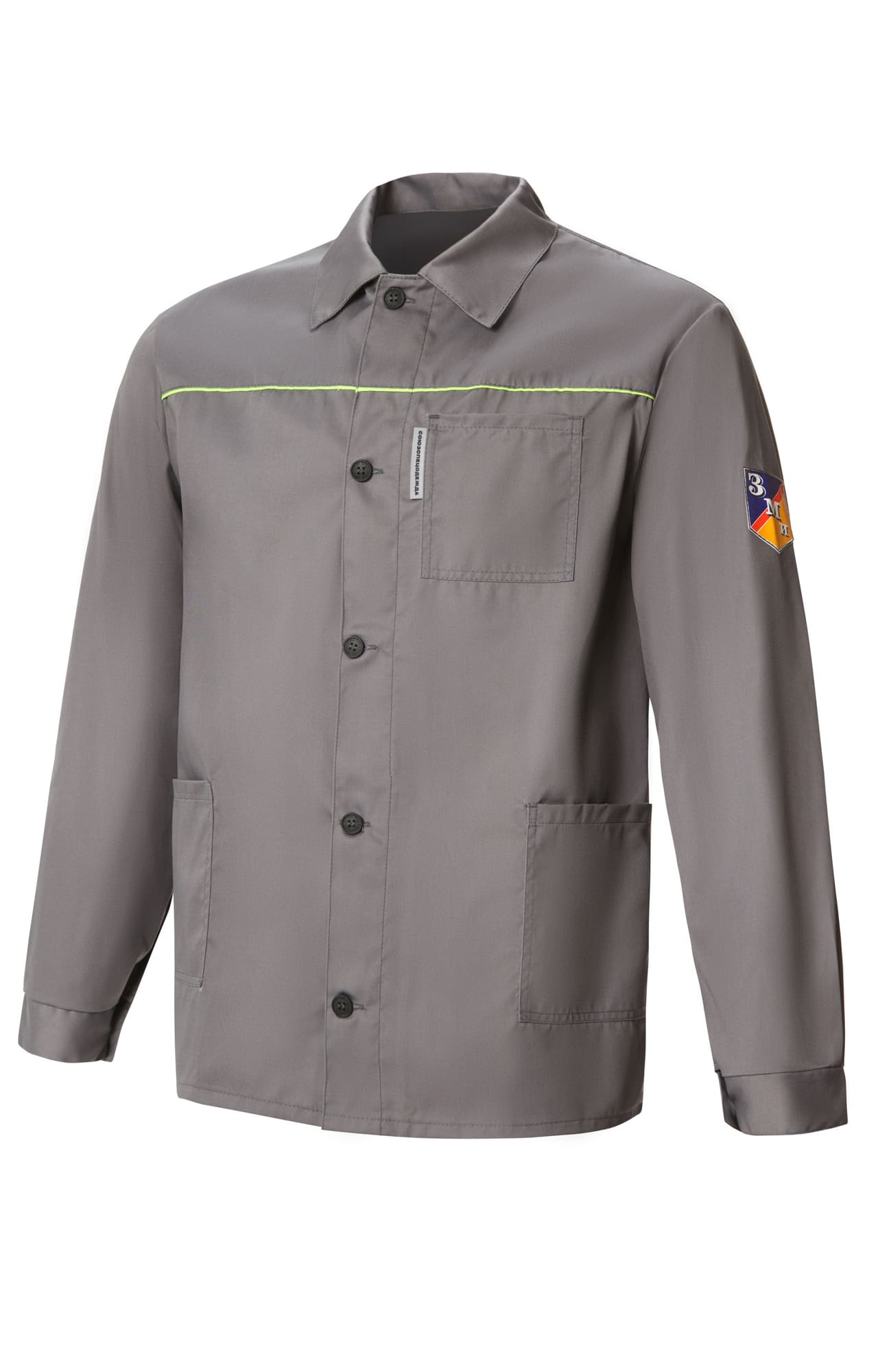 65435 Костюм "Труд" рабочий темно-серый  Летняя спецодежда  размер 60-62/182-188  - Вид №1