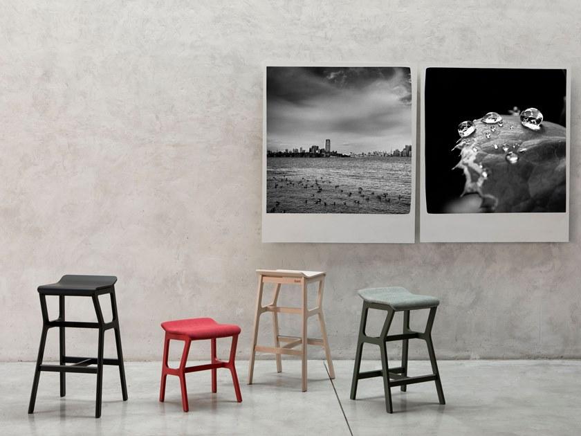 TrabA' Низкий табурет из ткани Nhino 0013-h47-imb - Вид №2