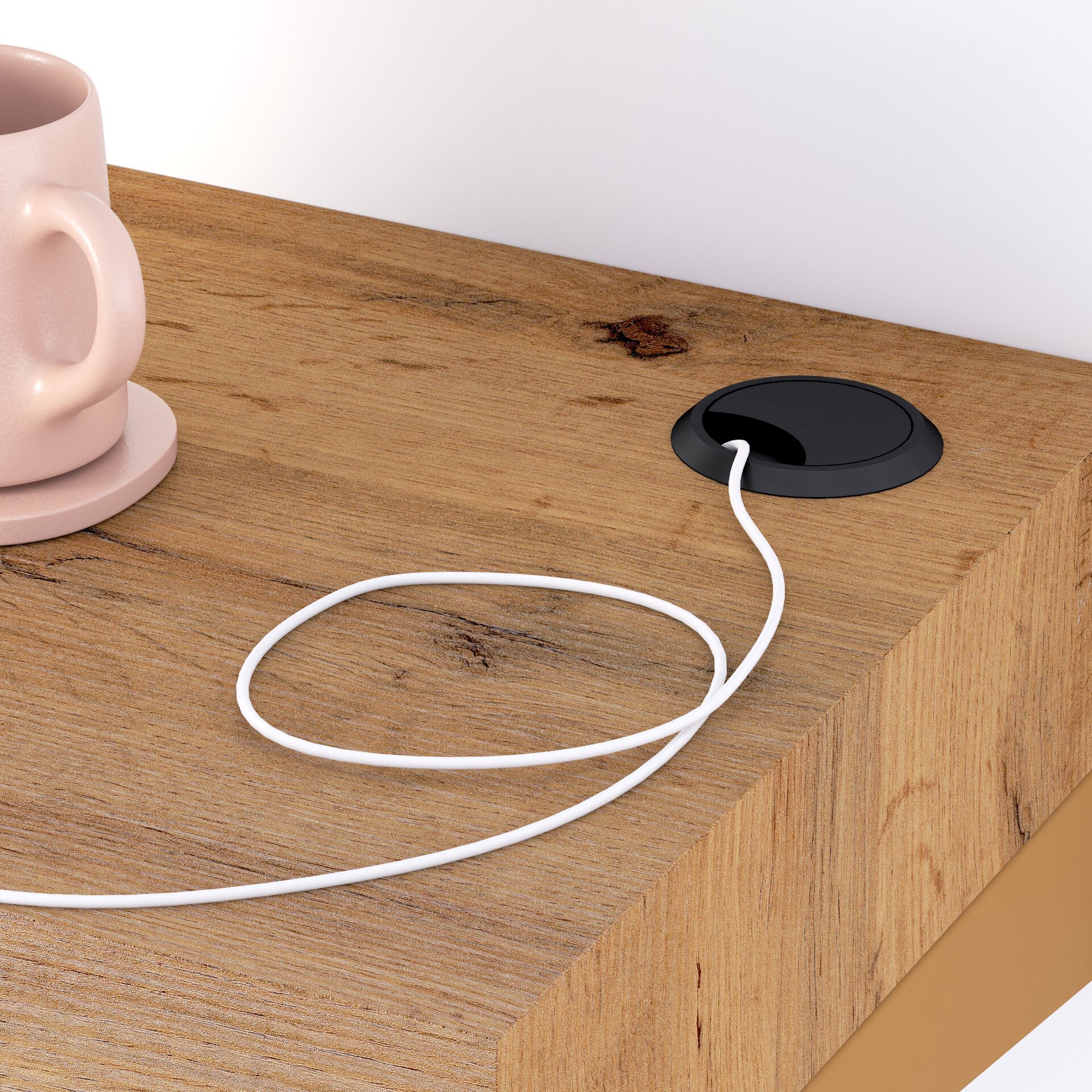 Высокий настенный стол в меламине с беспроводным зарядным устройством Mobili Fiver Evolution ARCH-00043867 - Вид №10