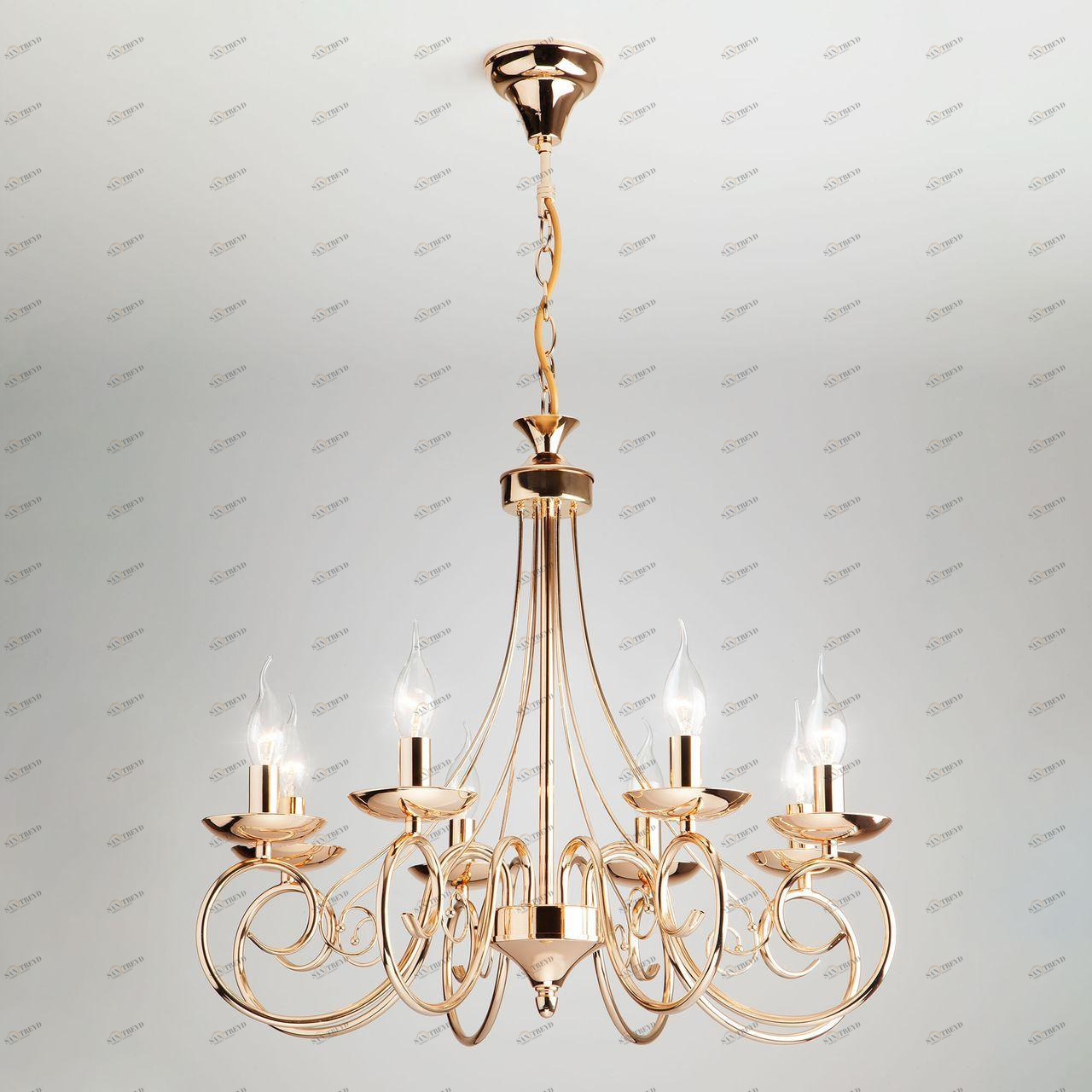 Подвесная люстра Eurosvet Provence 22404/8 золото EUROSVET PROVENCE 187481 Золотой