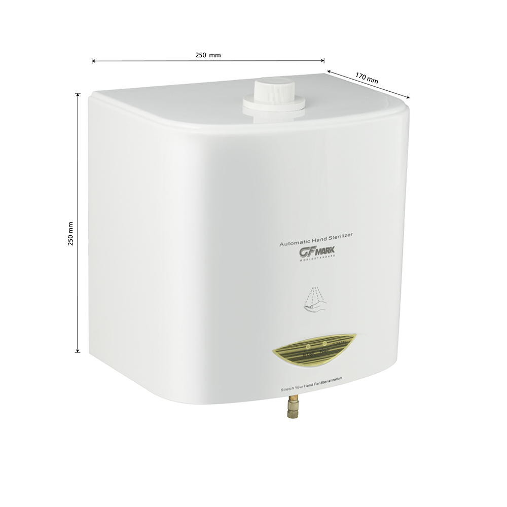 GFmark - Дозатор сенсорный, ДЕЗИНФЕКЦИЯ, белый, пластик АБС, 2000 мл, код: 6342  - Вид №6