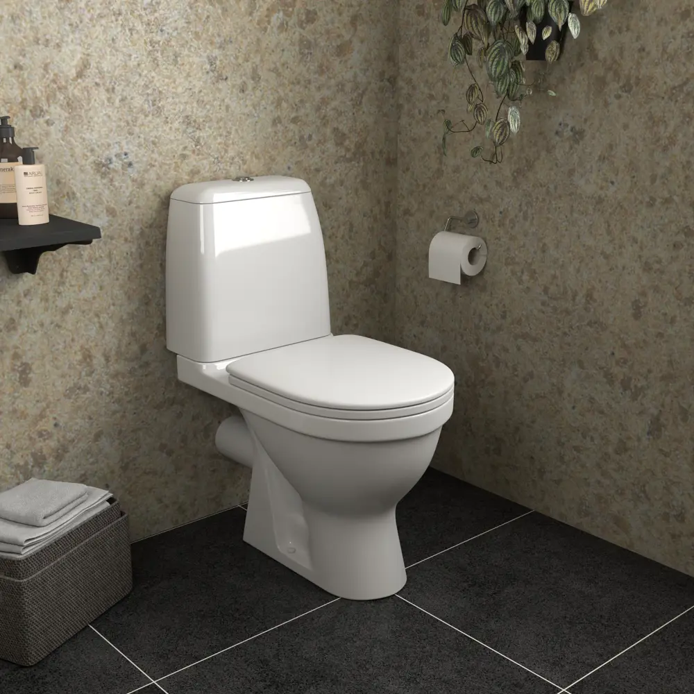 Унитаз-компакт Rosa Сенатор с двойным смывом и антибактериальным покрытием 89407919 STLM-1571934 - Вид №1