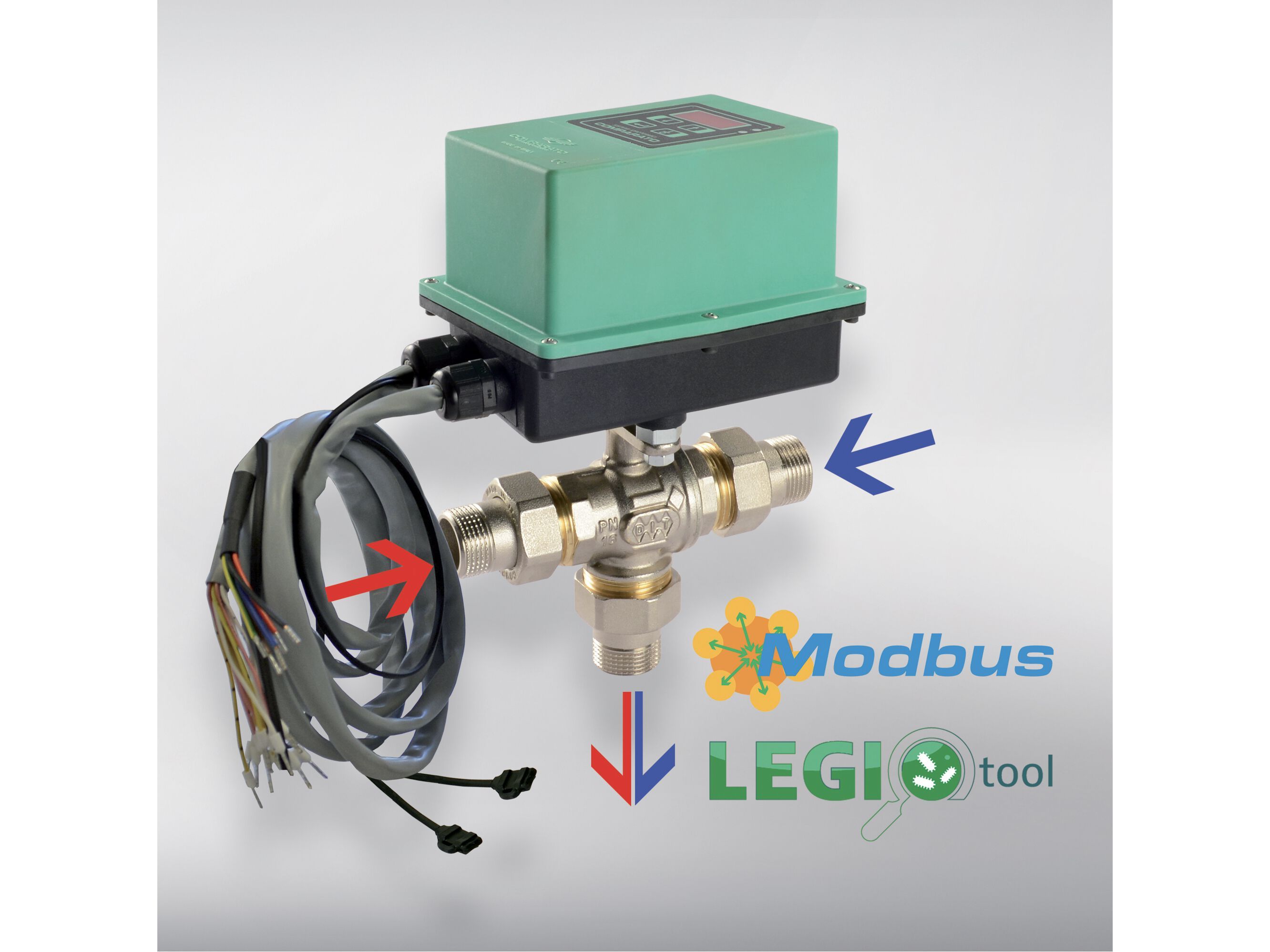 Моторизованный клапан смесителя / терморегулятора Comparato Nello DIAMIX-L / COMPAMIX-L ARCH-00132086 - Вид №1