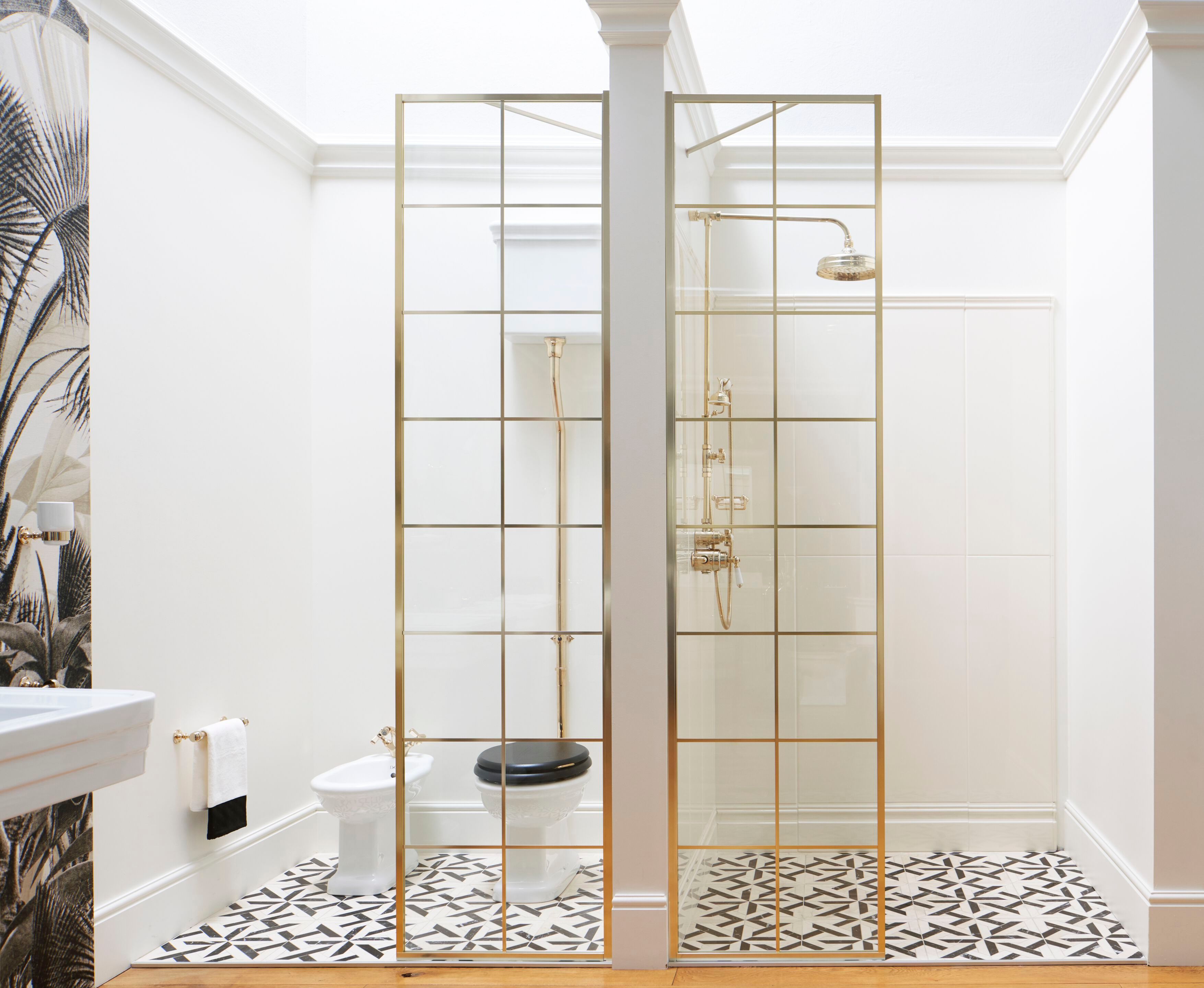 Стеклянный угловой душ Devon&Devon LOFT WALK-IN ARCH-00113998 - Вид №1