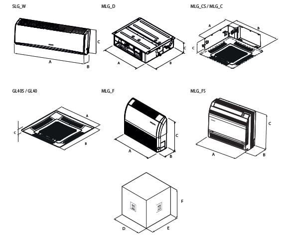 Многокомпонентный кондиционер с тепловым насосом AERMEC MLG ARCH-00072031 - Вид №2