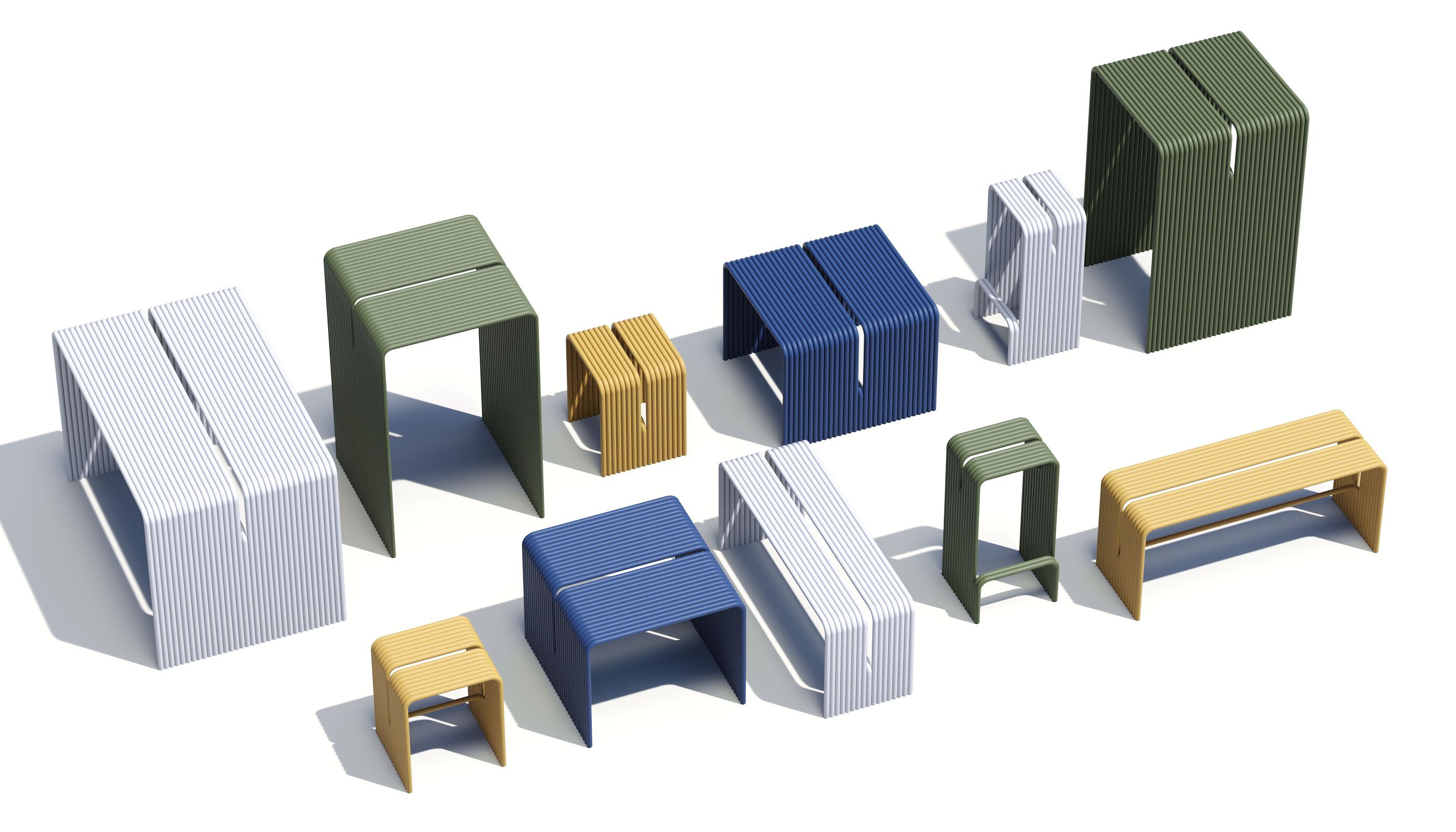 Алюминиевый квадратный садовый столик с порошковым покрытием Joyf TUbe ARCH-00145850 - Вид №5