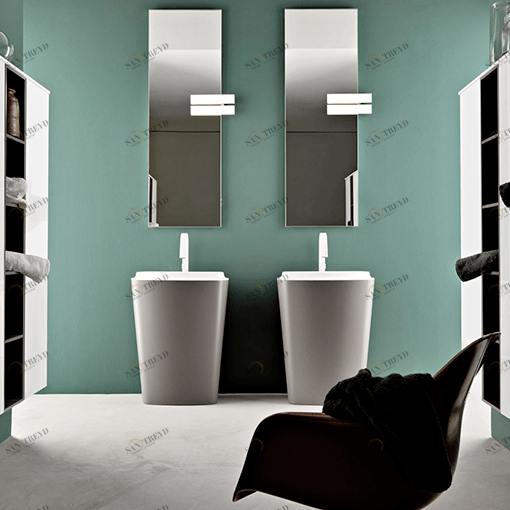 F749 Накладная раковина на столешницу  овальная Arbi 