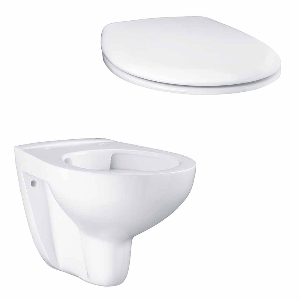 NW0002 Подвесной унитаз настенный Белый Grohe Bau Тайвань