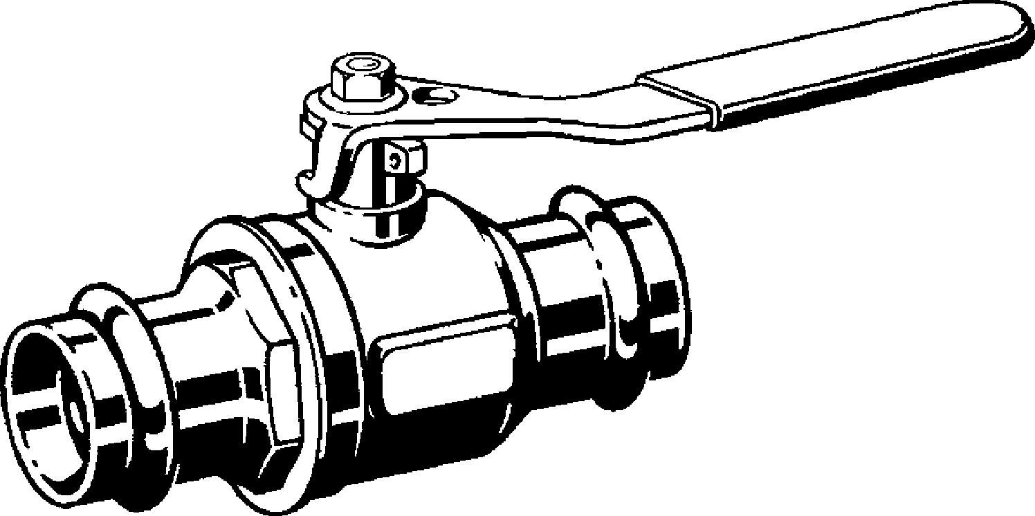 Viega Газовый шаровой кран Profipress G 2670 (492861) 492 861 - Вид №1