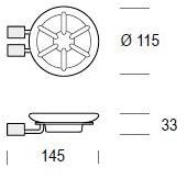 De Rosso Настенная мыльница из травленого стекла Datura sun-id-1358197 - Вид №1